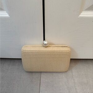 Elegant Cream Clutch Bag